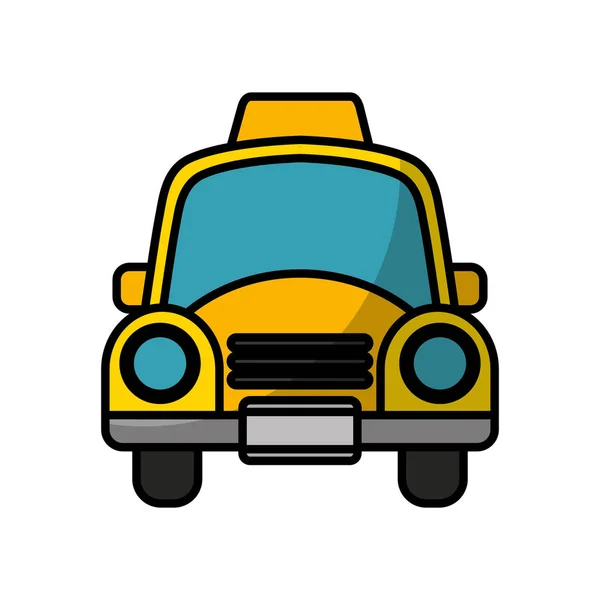 Service de taxi icône publique — Image vectorielle