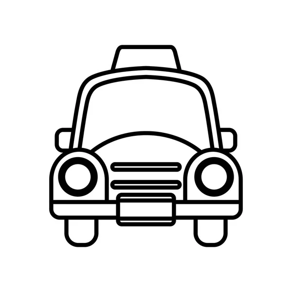 Taxi service public icon — Stock Vector