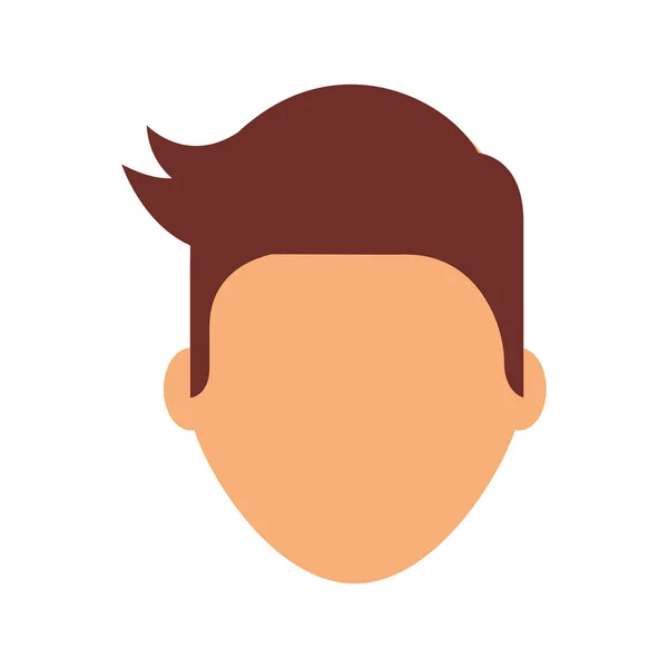 Joven hombre avatar carácter — Vector de stock