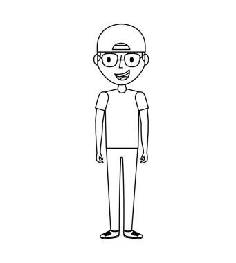 genç adam avatar karakter