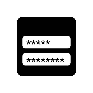 Kullanıcı adı ve şifre simgesi