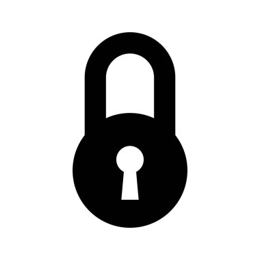 asma kilit güvenli izole simgesi