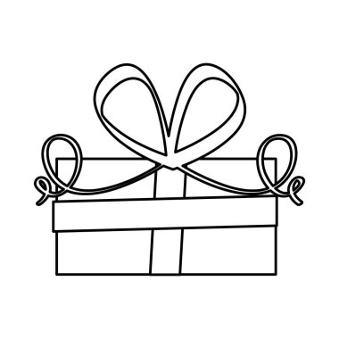 hediye kutusu izole edilmiş simge