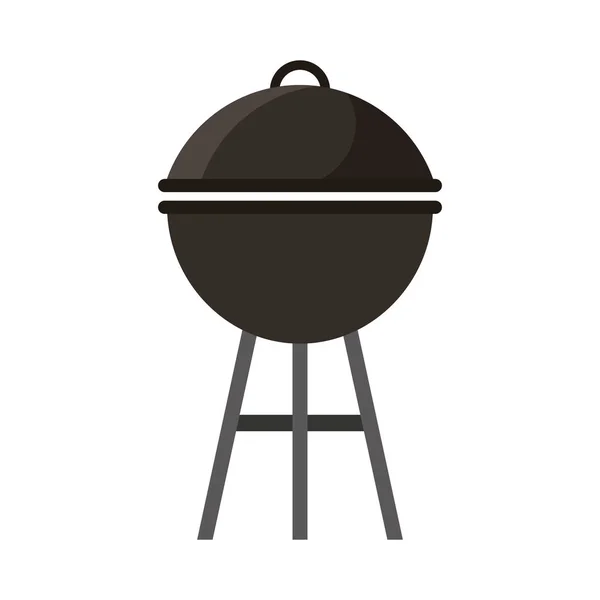 Four grill bbq icône — Image vectorielle