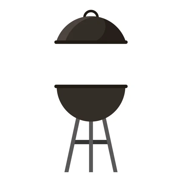 Four grill bbq icône — Image vectorielle