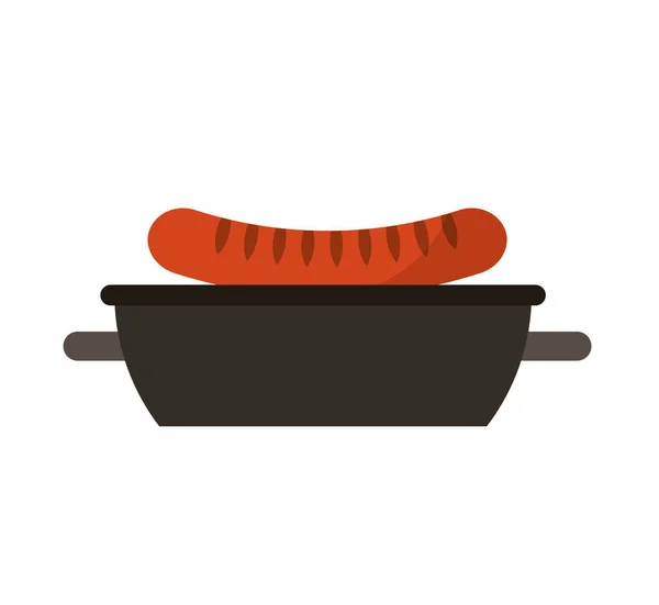 Oven grill bbq icon — Stock Vector