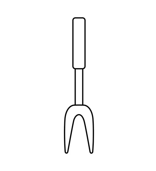 Ícone de talheres de utensílios de torrefação — Vetor de Stock