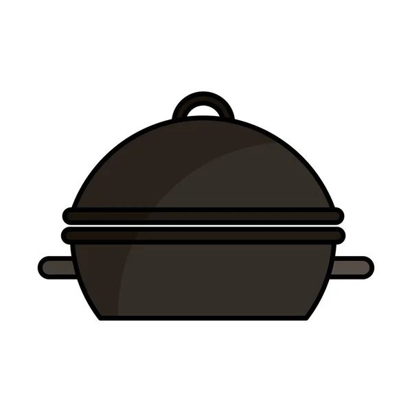 Oven grill bbq icon — Stock Vector