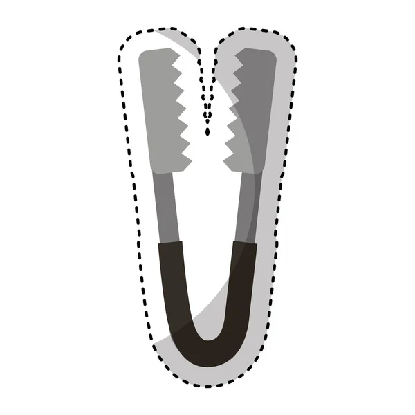 Arrosto utensile posate icona — Vettoriale Stock