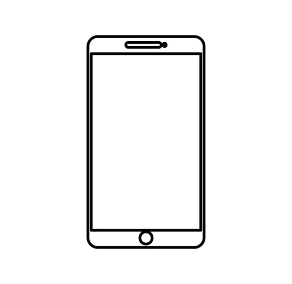 Smartphone technology line icon — Stock Vector