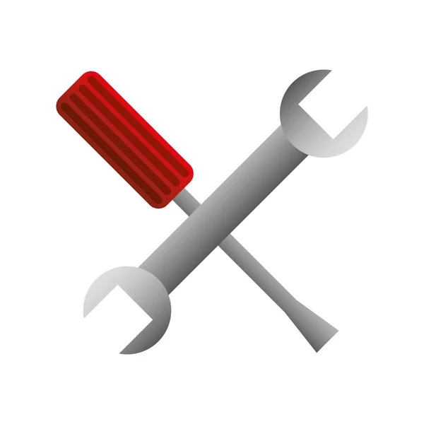 Werkzeug Reparatur Service-Symbol — Stockvektor
