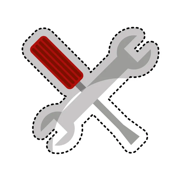 Icono de servicio de reparación de herramientas — Archivo Imágenes Vectoriales