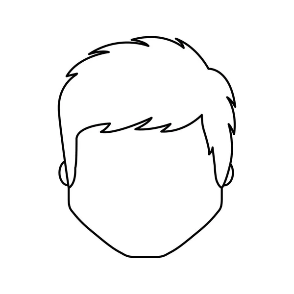 Fiatal férfi avatar karakter — Stock Vector