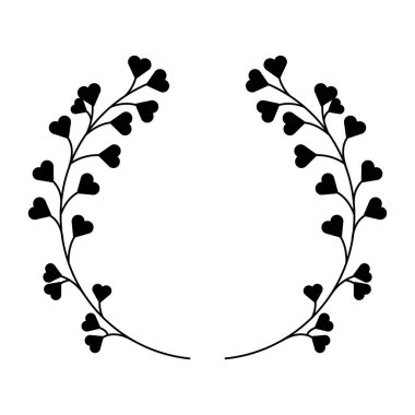 çelenk taç simgesi yapraklar