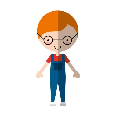 sevimli küçük adam karakter