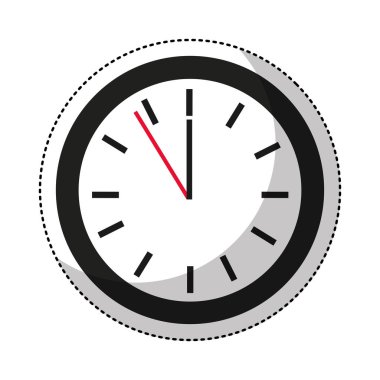 saat saati izole edilmiş simge