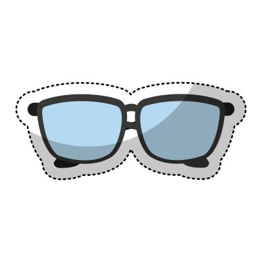 gözlük Aksesuar izole simgesi