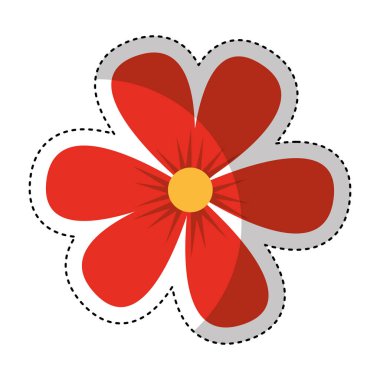 çiçek Çizim izole simgesi