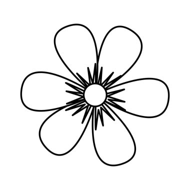 çiçek Çizim izole simgesi