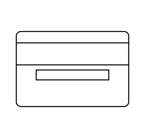 信用卡孤立的图标 — 图库矢量图片
