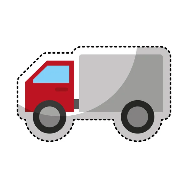 Ícone isolado entrega caminhão —  Vetores de Stock