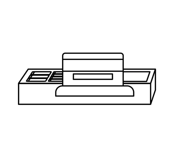 Cupón electrónico aislado icono — Vector de stock