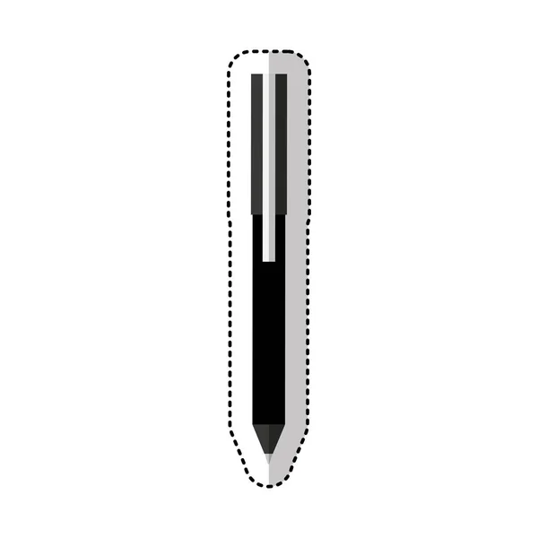 Pen school geïsoleerde pictogram — Stockvector