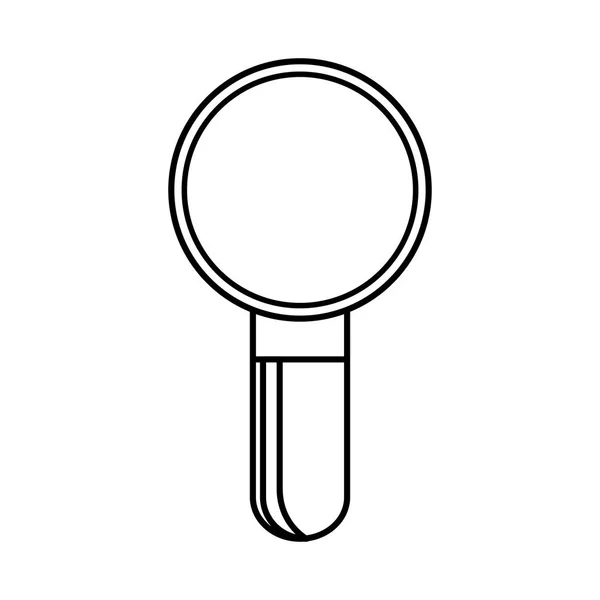 Search magnifying glass isolated icon — Stock Vector