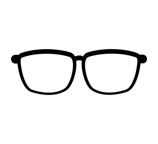 안경 액세서리 고립 된 아이콘 — 스톡 벡터