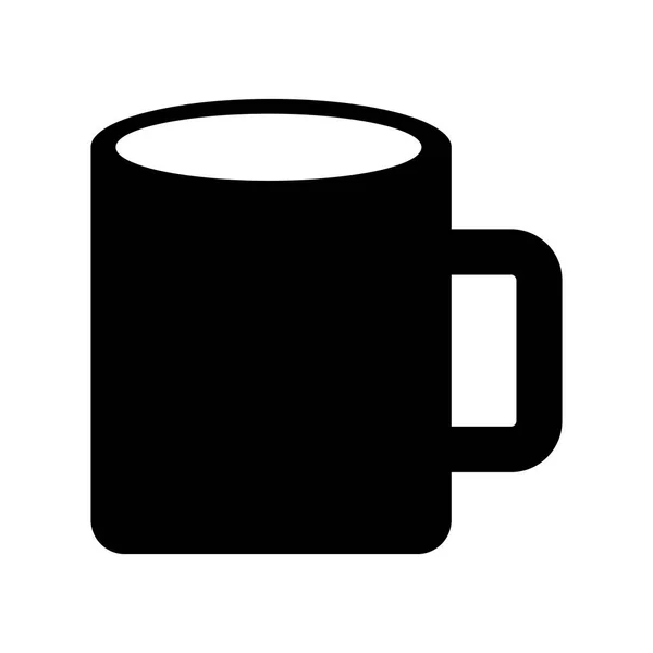 Taza de café bebida aislado icono — Vector de stock