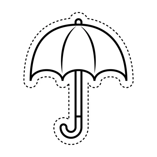 Paraguas signo de protección icono — Vector de stock