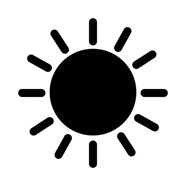 Sun climate sign icon — Stock Vector