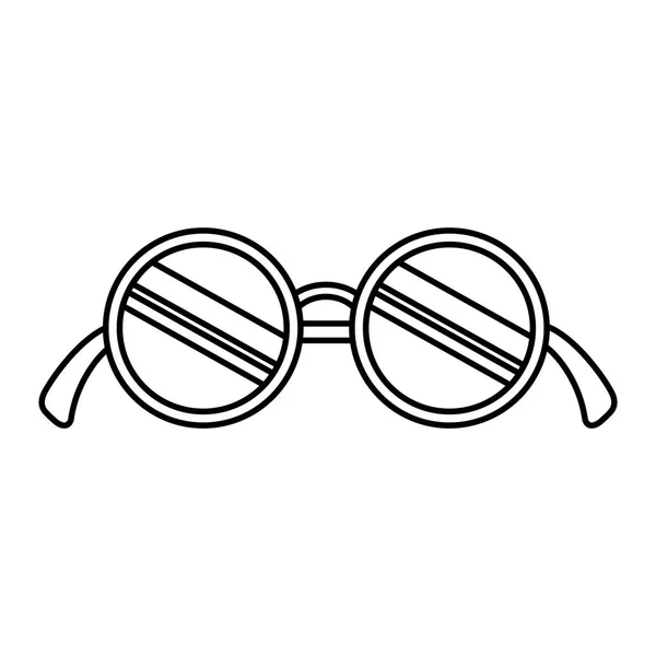Óculos modernos ícone isolado —  Vetores de Stock