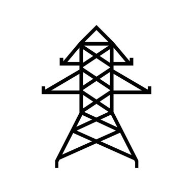 enerji Kulesi izole simgesi