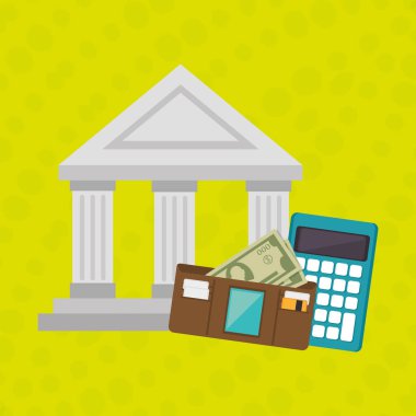 banka cüzdanı hesap makinesi para