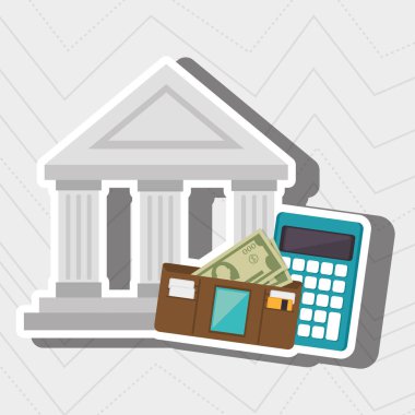 banka cüzdanı hesap makinesi para