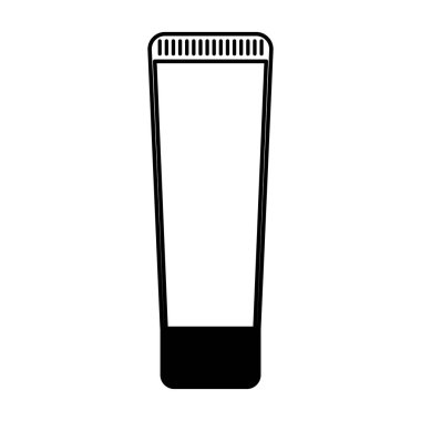 yüz kremi şişe izole simgesi