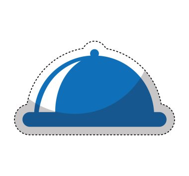 tepsi sunucu izole kutsal kişilerin resmi