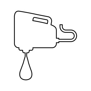 Mikser cihazı izole simgesi