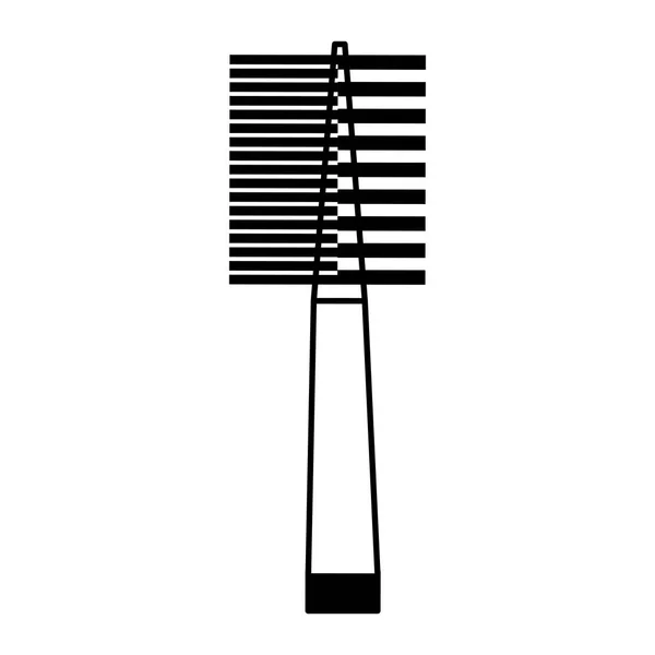 Пензлик для макіяжу ізольована іконка — стоковий вектор