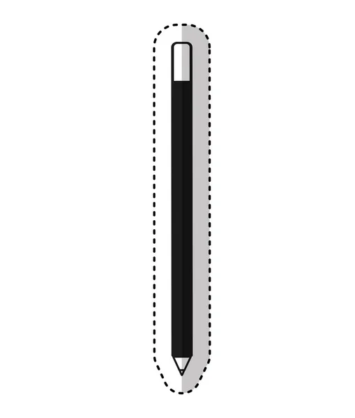 Ikona na białym tle ołówek makijażu produktu — Wektor stockowy