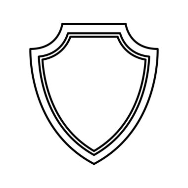 kalkan güvenlik izole simgesi