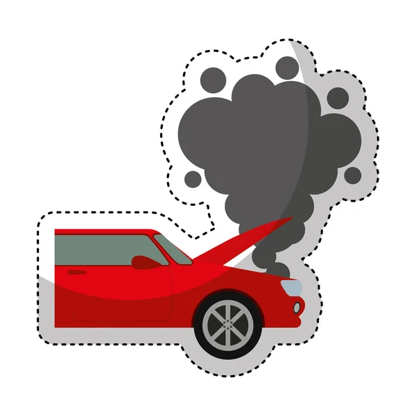 Icône de service isurance voiture — Image vectorielle