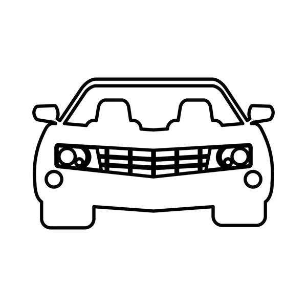 Veículo automóvel ícone isolado — Vetor de Stock
