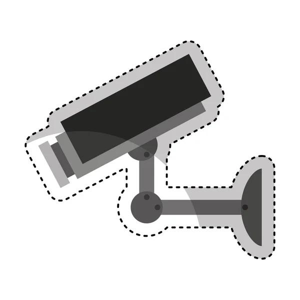 Camerasymbool cctv geïsoleerd — Stockvector