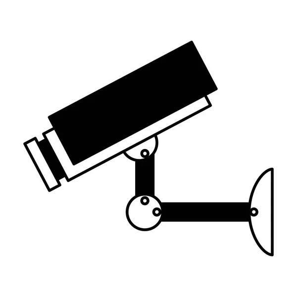 Caméra cctv icône isolée — Image vectorielle