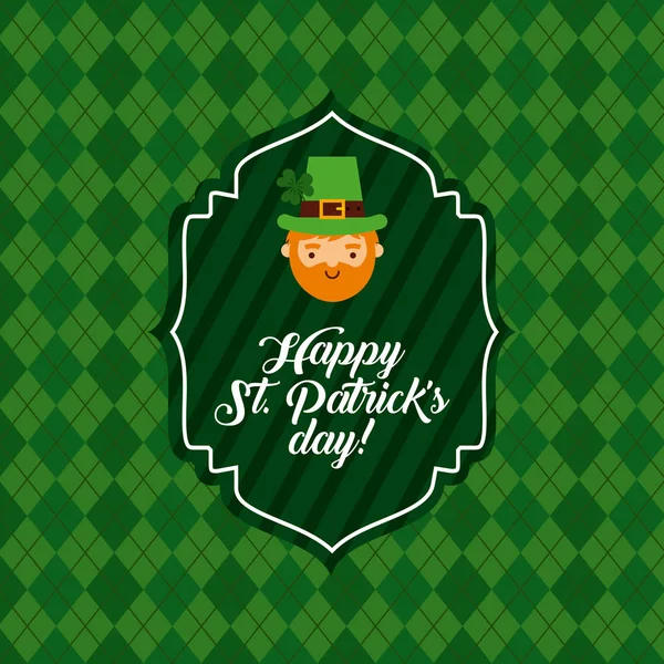 Saint patricks dia design — Vetor de Stock