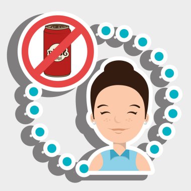 kadın karikatür lokanta yasaktır