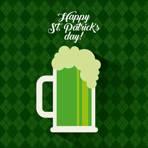 Heiliger Patricks Day Design — Stockvektor