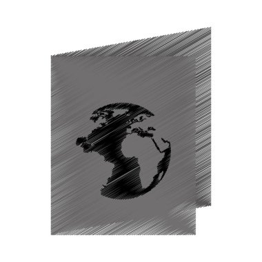 pasaport belge izole simgesi